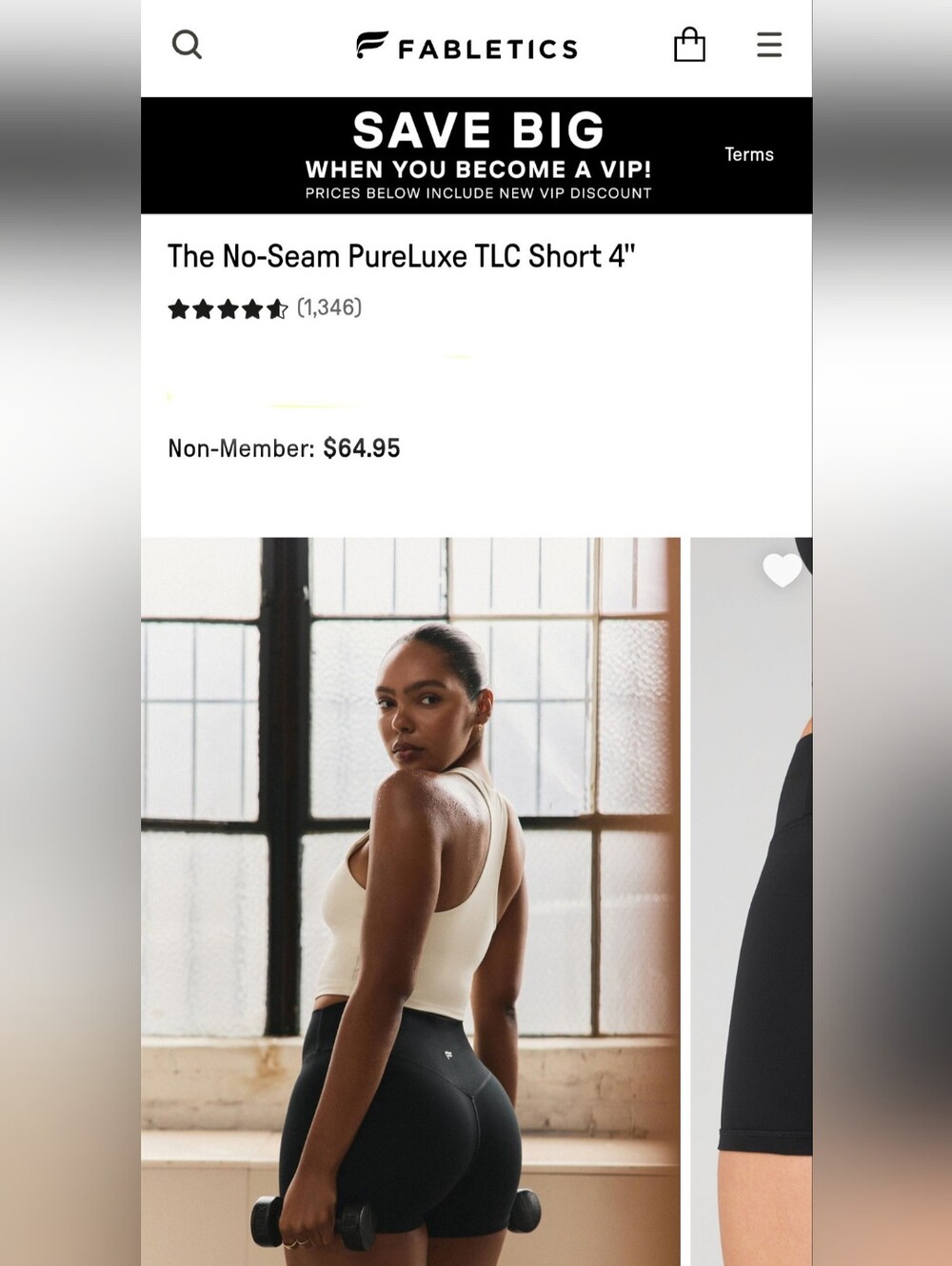 Fabletics The No-Seam PureLuxe TLC Short 4"